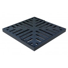 Решетка водоприемная Basic РВ-28.28 «снежинка» чугунная ВЧ  3334